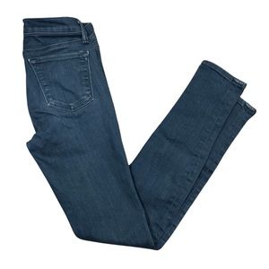 J Brand Super Skinny Blue Jeans Size 25 Women's Denim Pants Dark Wash